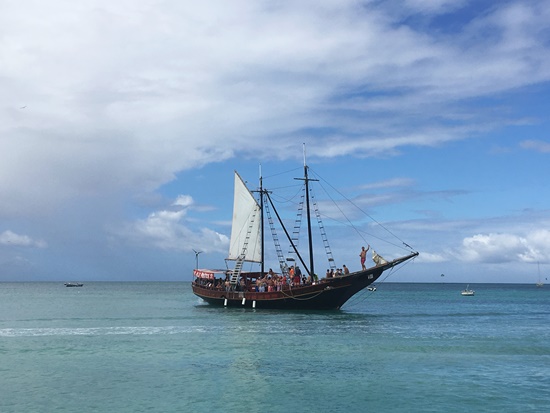 カリブの海賊船